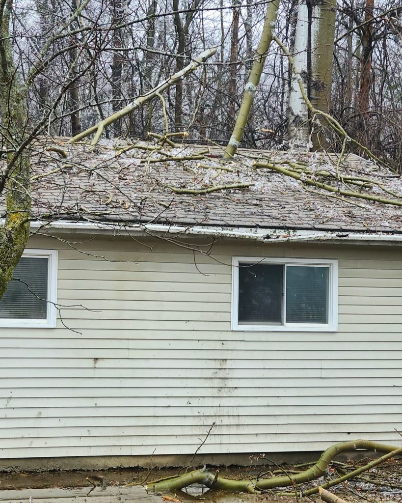 Home Damage from Simcoe County Ice Storm